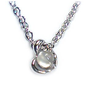Rakuten - かわいいオープンハートにムーンストーンが輝くペンダント／6月の誕生石【メール便可】10P03Sep16