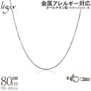 【 金属アレルギー対応 】 純チタン ネックレス チェーン 80cm アズキ 小豆 1.1mm幅 SSA80F( チタン チェーンネックレス レディース メンズ 錆びない アジャスター シンプル ユニセックス 男女兼用 ニッケルフリー 76cm 77cm 78cm 79cm スポーツ 肩こり )