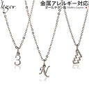 \11%OFFクーポン 7/1限定/ 純チタン ネックレス 選べる 48種のお守りモチーフ 40cm ( チタン ラッキーナンバー イニシャル 星座 アルファベ...