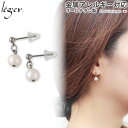 \最大1000円OFFクーポン/ 純チタン ピアス 淡水パール ポスト 7mm 両耳 ( チタン 2個 セット セカンドピアス パール 真珠 誕生石 6月 ニッ...