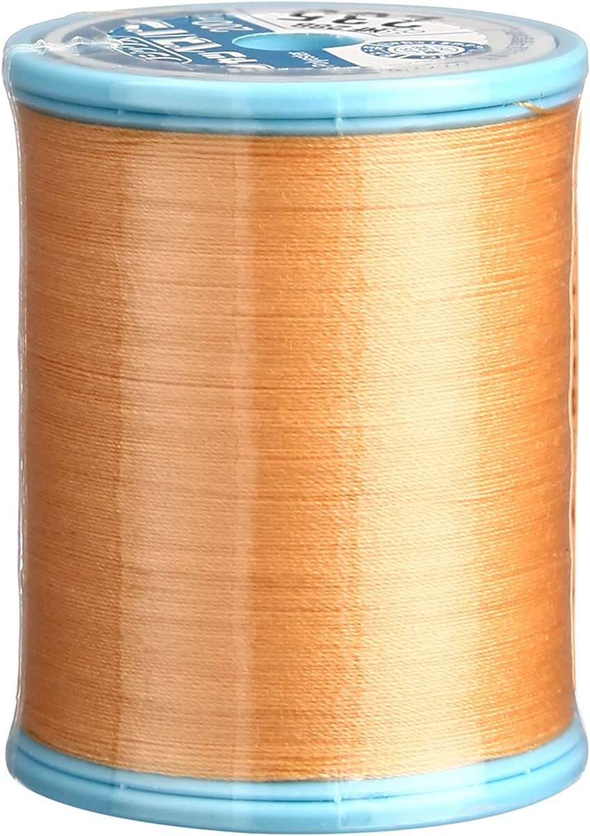フジックス FUJIX シャッペスパン 普通地 用 ミシン糸 太さ 60番 200m巻 #235 薄橙系 F56