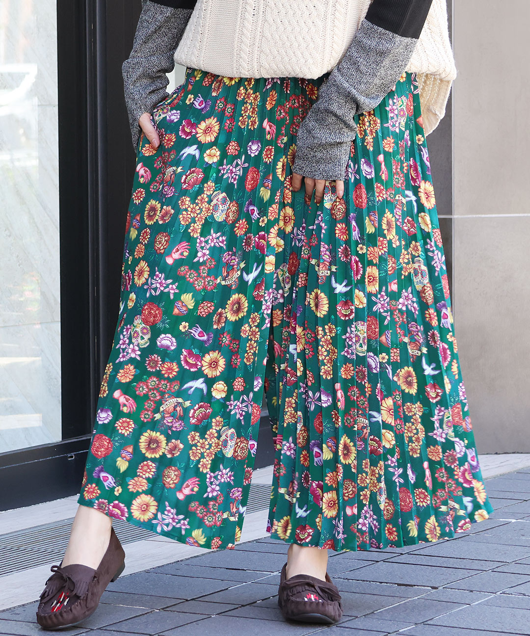美品 イッセイミヤケ プリーツロングスカート 【公式通販】