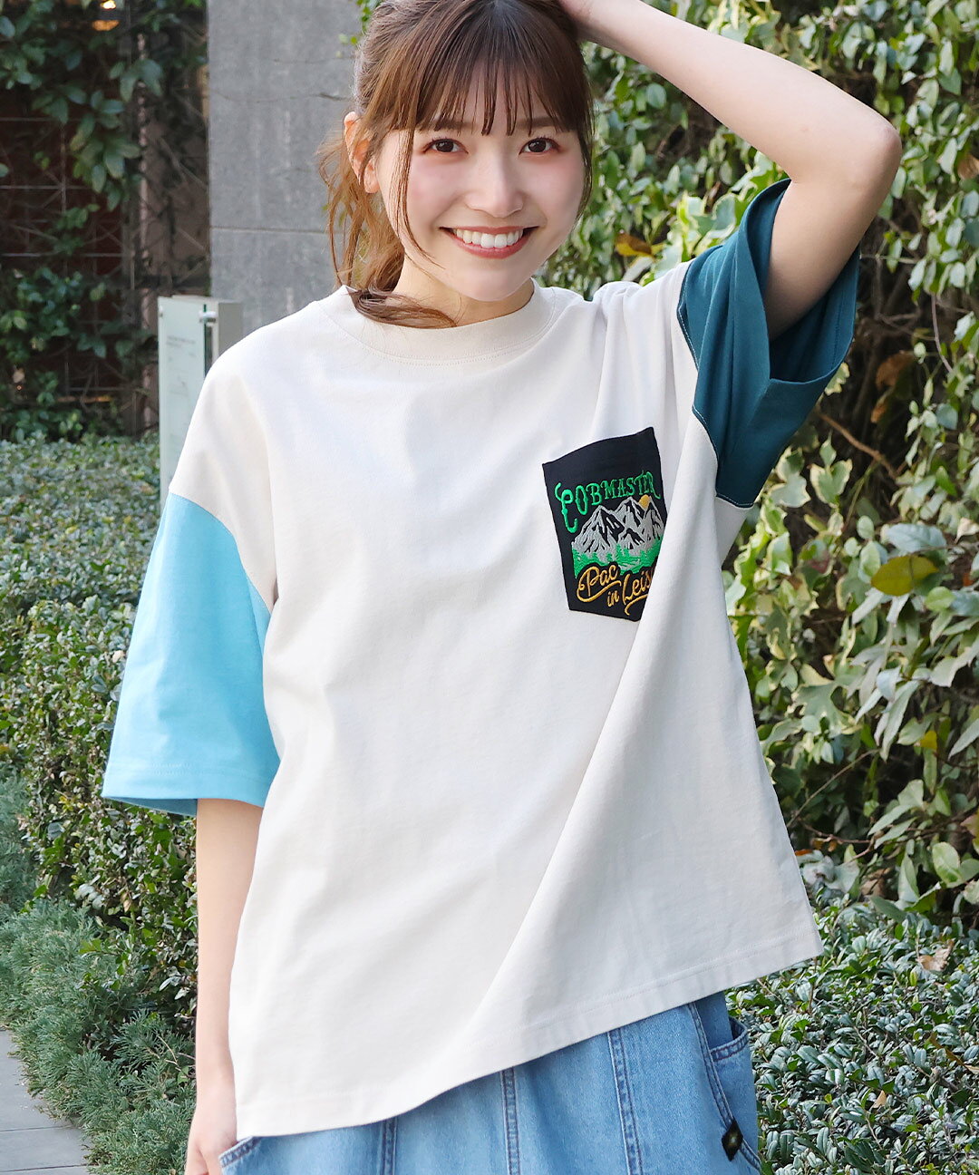 COBMASTER コブベア刺繍×プリントメキシカンTシャツ ／ カットソー 男女兼用 半袖 ...
