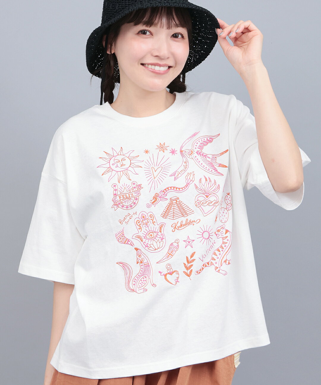 楽天市場】メキシコ 刺繍（トップス｜レディースファッション）の通販