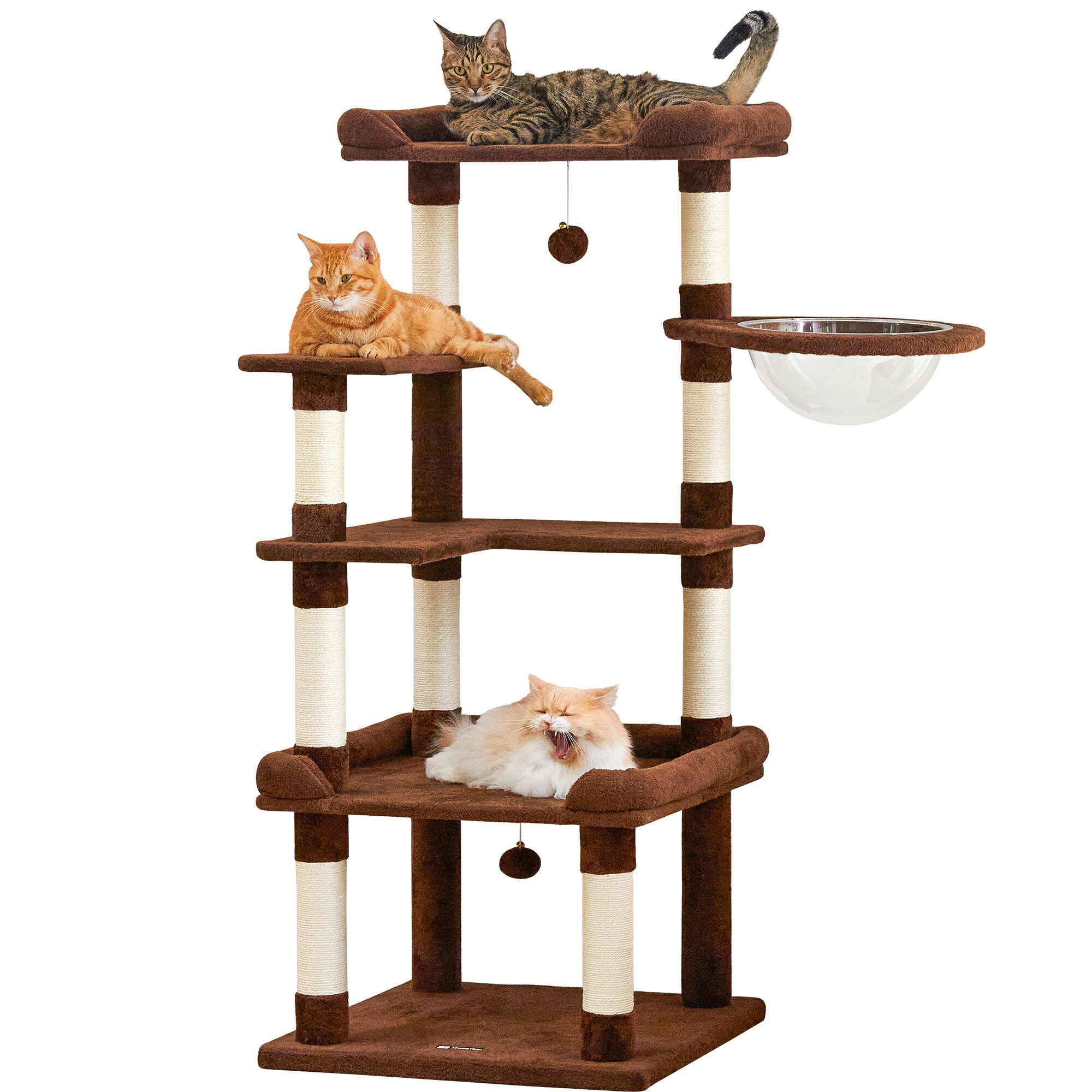 楽天市場】キャットタワー（カラーブラウン）（猫用品｜ペット・ペット