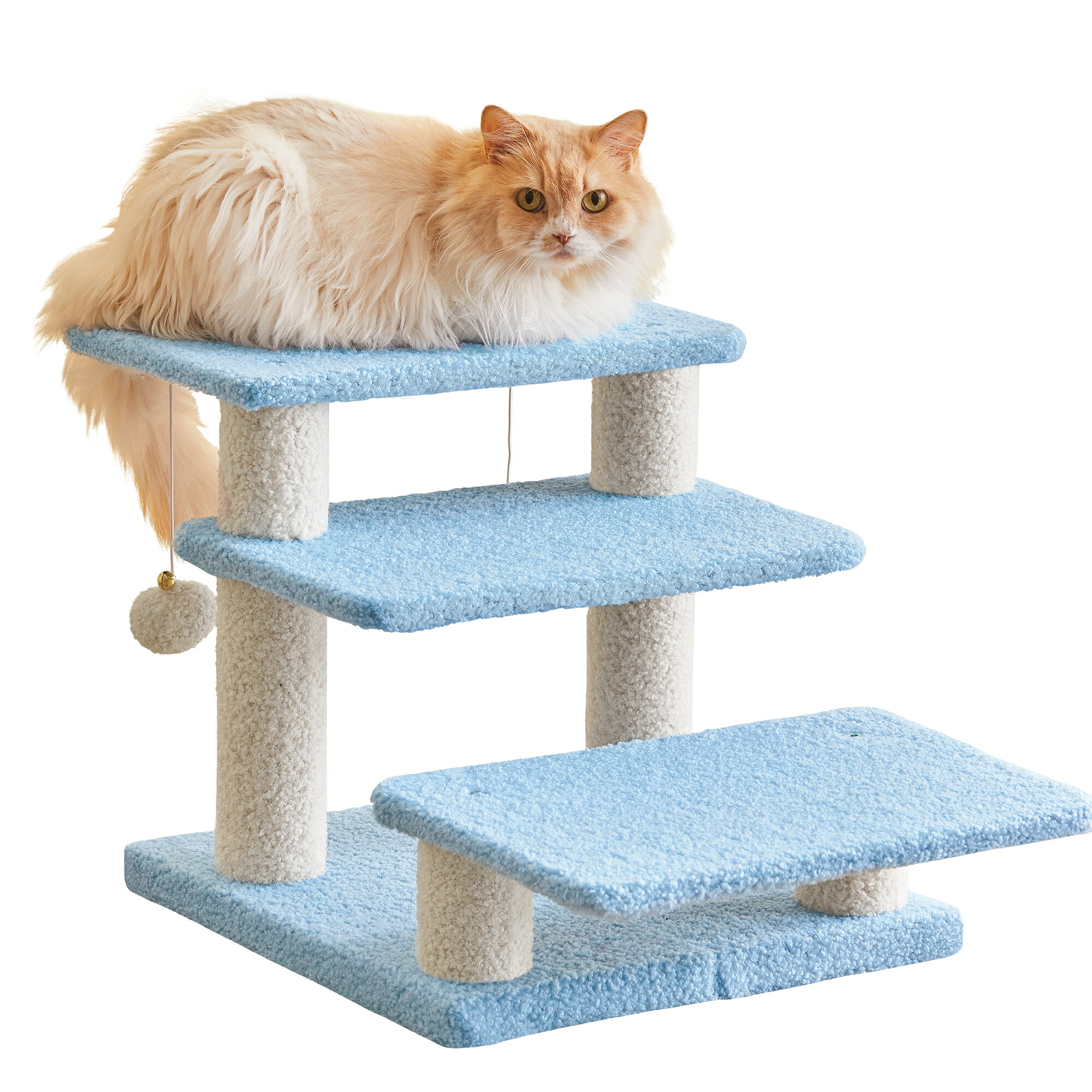 楽天市場】キャットタワー（カラーブルー）（猫用品｜ペット・ペット