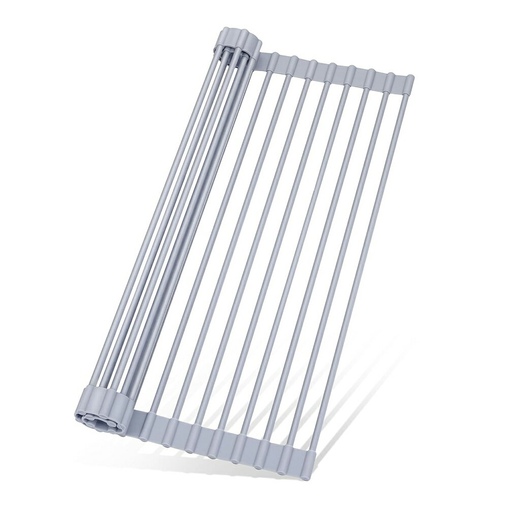 【BF限定最大20%OFF】チチロバ (TITIROBA) 水切りラック シンク上 折りたたみ 食器 トレー コンパクト シリコン 省スペース キッチン シンク上水切りラック ワイド 乾燥ラック 42x32cm