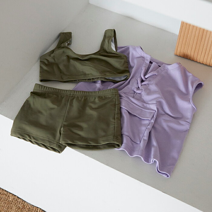 キッズデザインタンクトップビキニ/水着【SEADRESS シードレス】のサムネイル