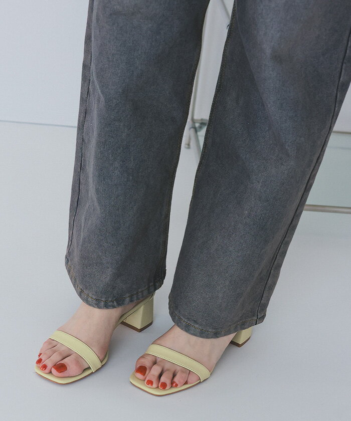 【全品30%offクーポン発行】5/11 23:59まで■チャンキーヒールストラップサンダル 靴 レディース サンダル シューズ チャンキーヒール アンクルストラップ カラバリ豊富 大人カジュアル スクエアトゥ