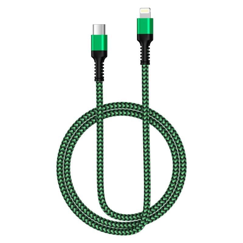 タイプc ライトニングケーブル 短い 0.3m usb-c to lightning iphone充電ケーブル PD対応 2急速充電 Type-c アイフォン 充電ケーブル ナイロン編み 断線防止 高速データ転送 超高耐久 iPhone14/13/12