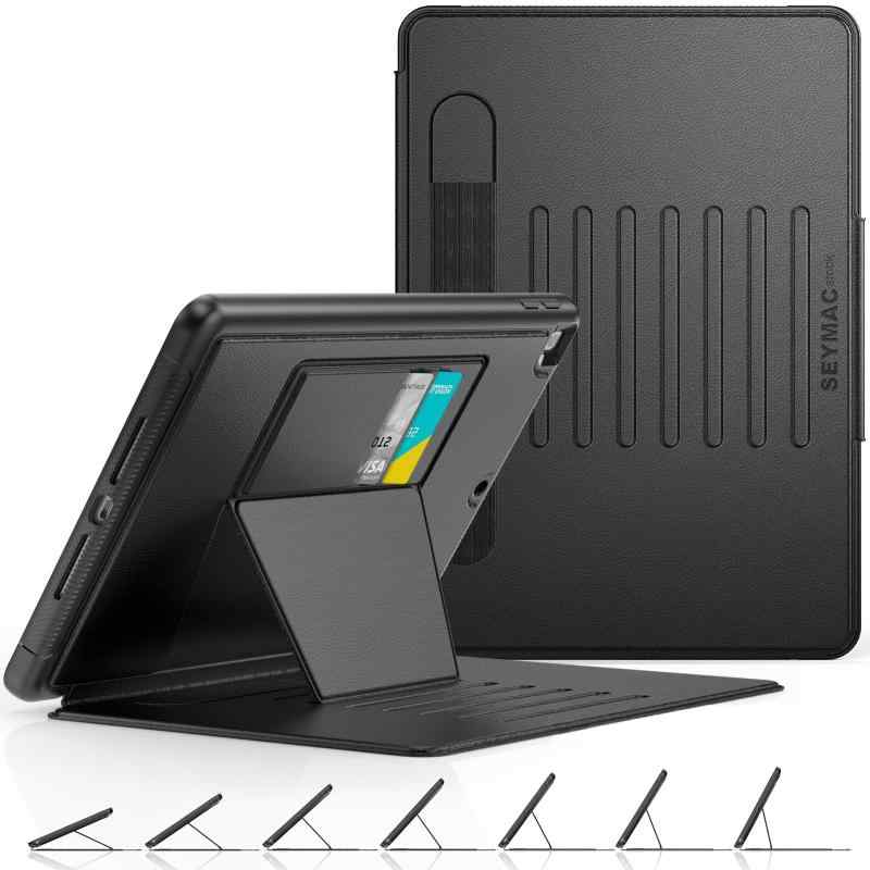 ケース iPad 9/8/7世代(2021/2020/2019) 10.2インチ ケース 耐衝撃 多角度横置き調節 オートスリープ ペン収納 カード収納 強磁力全面保護カバー