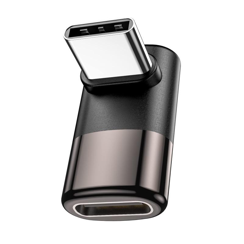 90度アダプタ、C共通CマザーUSB C拡張アダプタType-Cデータ伝送PD 100 W急速充電と8K@60z蒸気甲板付属品やより多くのC型機器用のビデオ直通
