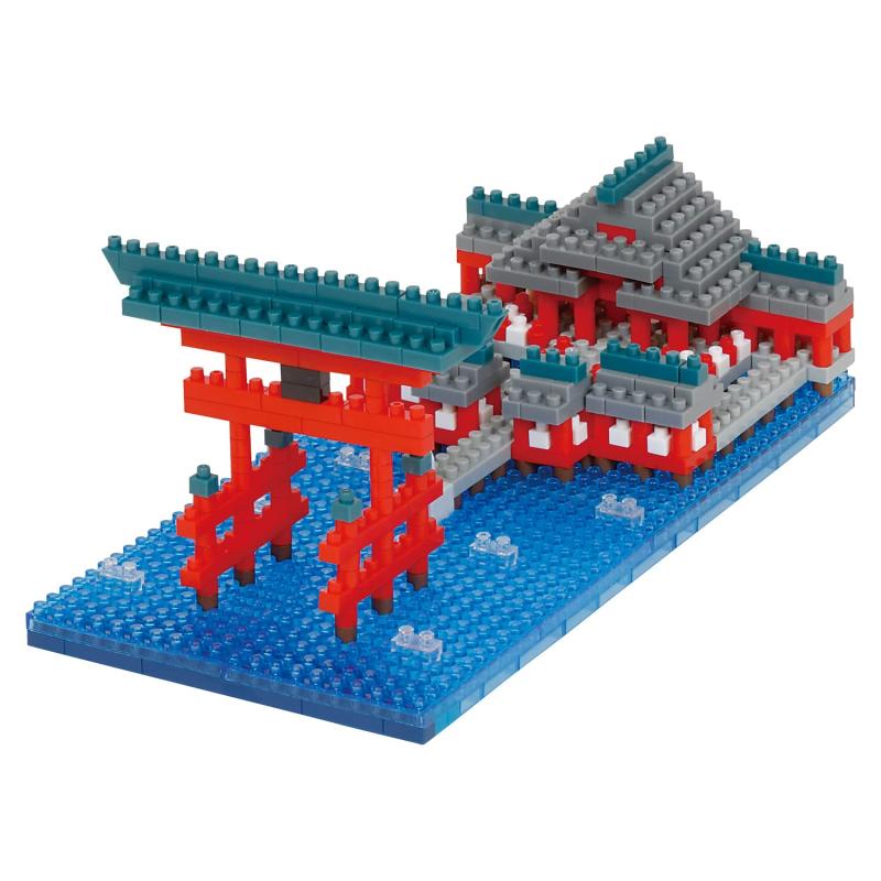 nanoblockナノブロック 厳島神社大鳥居 NB_222情景コレクションにデザイン&amp;価格をリニューアルした「厳島神社」が新登場難易度:3 ピース数:470世界最小級ブロック組み立てる必要がある