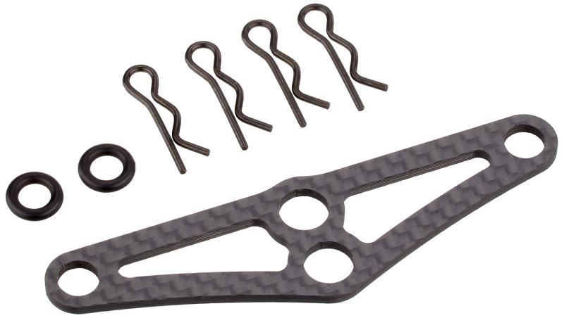 タミヤ(TAMIYA) ホップアップオプションズ No.1782 OP.1782 ツーリングカー用カーボンボディマウントメ..