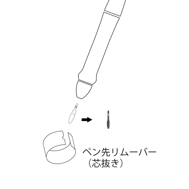 N05 P58B/P59用 オプション ペンタブレット用標準芯 10本入り