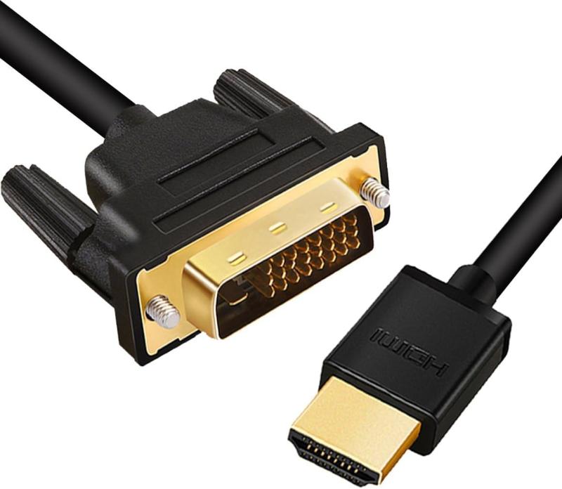 LINKINPERK DMI-DVI 変換ケーブル,DMI- DVI24+1オス