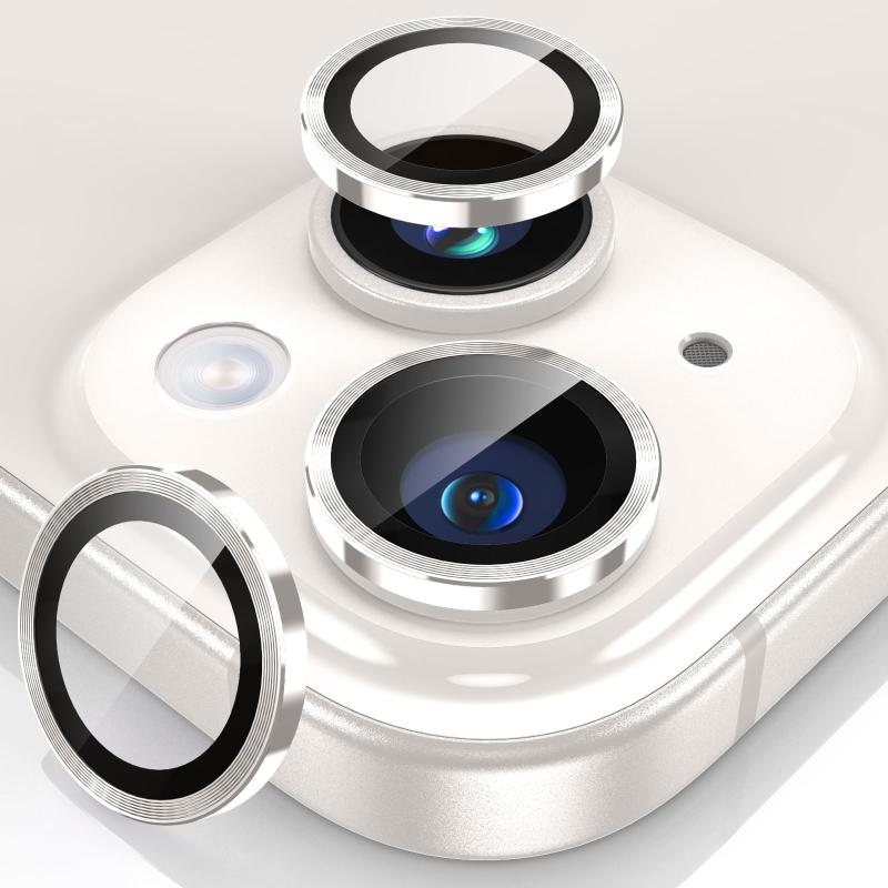 Rakuten - 3枚セットカメラフィルム iPhone 14/14 Plusに適用 レンズカバー アルミ合金製 9強化ガラス アイフォン14/14Plus用 カメラ保護 キズ防止 耐衝撃 露出オーバー防止 超高透過率 14/14プラス用カメ