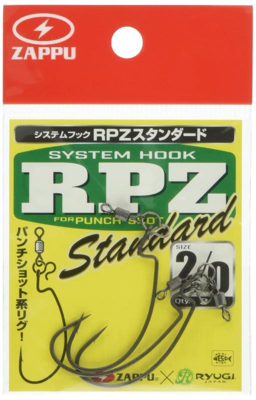 ZPU ザップ システムフック スタンダード #1/0~4/0 ジカリグ,パンチショット Zappu)