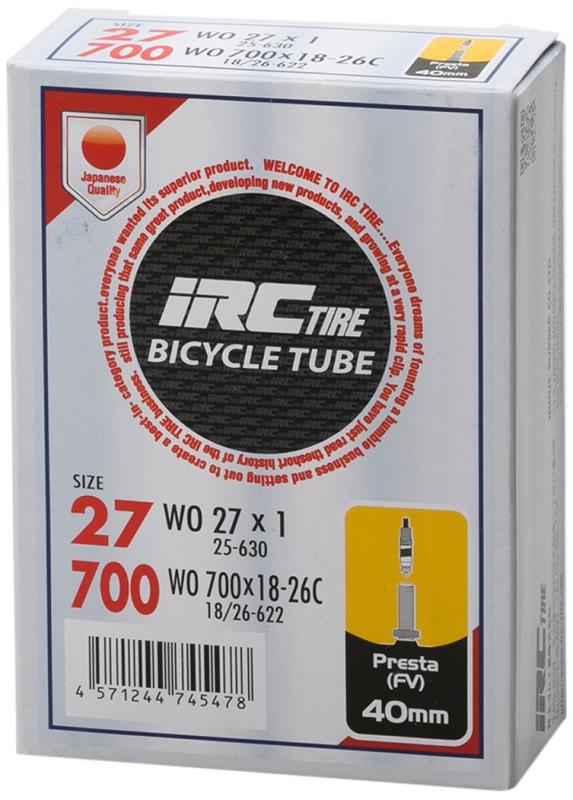樂天商城 - アイアールシータイヤ(IRC tire) 自転車 チューブ WO 27×1 700×18C-26C 各サイズ・モデル