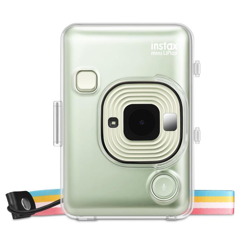 FUJIF 富士フイルム instax mini LiPlay インスタントカメラ専用ケース 保護カバー クリア カメラケー..