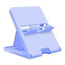 ntendo Switch/Switch Lite対応プレイスタンド ニンテンドースイッチ スイッチライト スタンド 卓上ホルダー スイッチスタンド 携帯置き台 折り畳み式 角度調整可能 超薄型 滑り止め コンパ