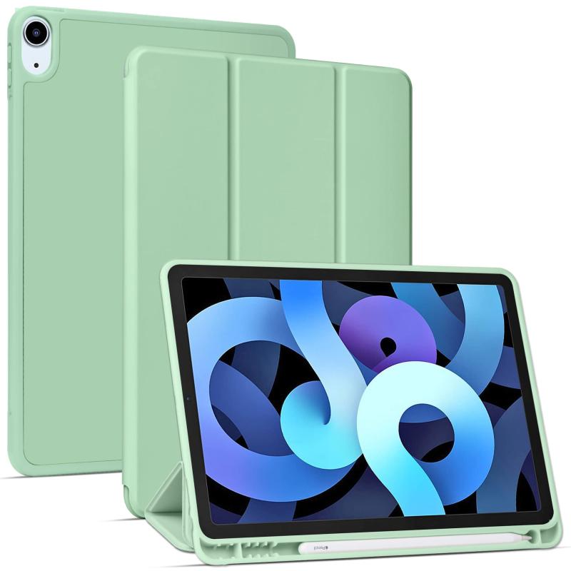 iPad Air第4世代/第5世代(10.9インチ)/iPad Air M2/M3(11インチ)/iPad 第10世代/11インチiPad A16 シリコンケース apple pencil収納可能