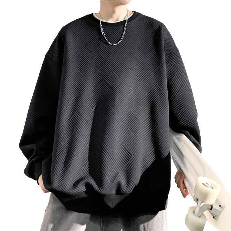 [] トレーナー メンズ 長袖 大きいサイズ 秋 冬 無地 ワッフル おしゃれ パーカー メンズ