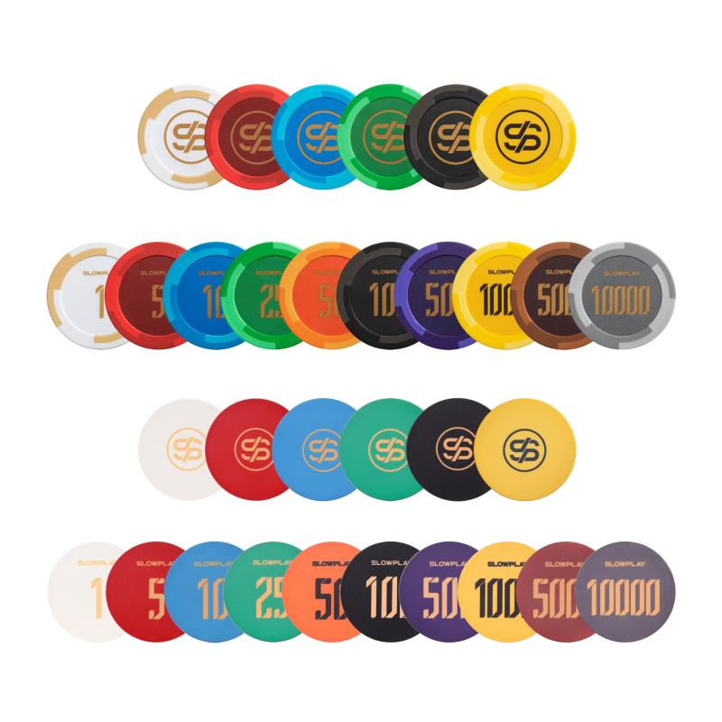 Poker Chip Sample Set