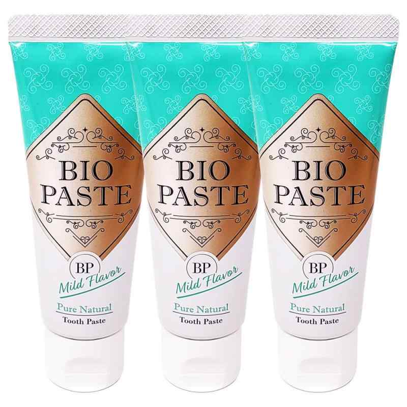 バイオペースト マイルド 60g 歯磨き粉 フッ素なし 無添加 オーガニック 子供 口臭ケア 飲み込める 研磨剤不使用 全成分天然由来の歯磨きジェル
