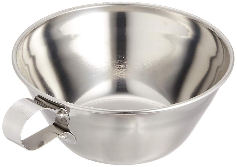 サンナップ(Sunnap) タカヒロ 調理用ボール お好み焼カップ(鋲止) シルバー 400cc 大 ステンレス 日本製 GKT02001