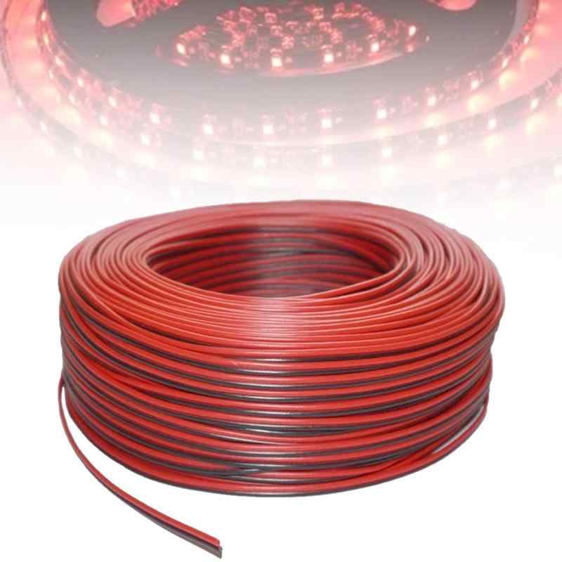 awg22 電線 ケーブル 10m/20m/30m 22A 延長ケーブル コード 電線 2芯 LEDテープラ...