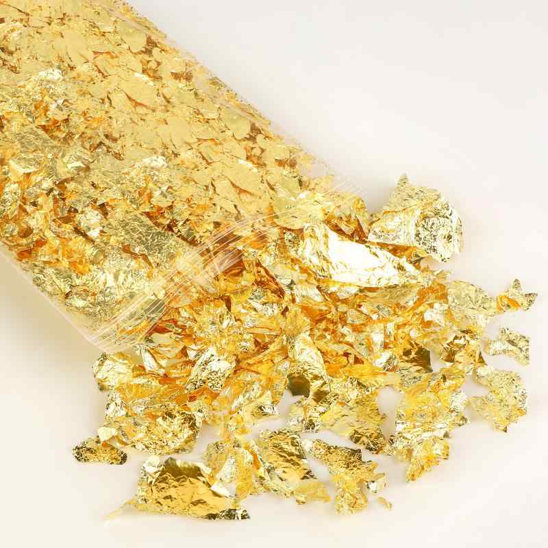金箔 用 髪飾り 成人式 金粉 ネイル用 5g/10g 模造金箔 金箔用 銀箔 髪用 髪飾り 金箔フレーク 金箔シ..
