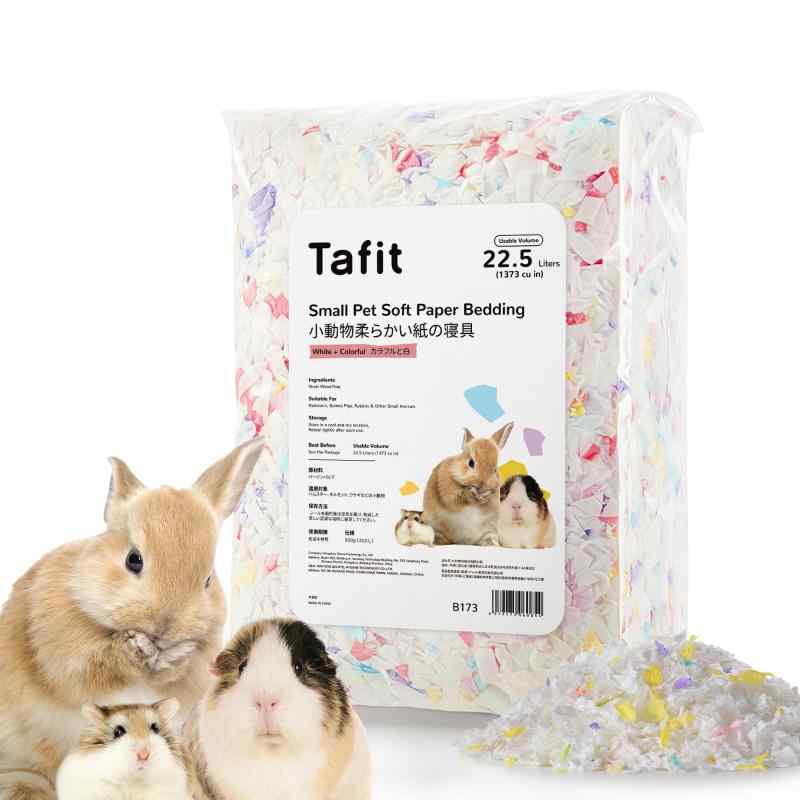 TAFIT ハムスター 床材 紙 ハムスター マット ペットシーツ 小動物 床材 天然素材 紙 超ふわふわ 消臭 快適 ハムスター ジャービル モルモット ウサギ ラットに適しています 小動物用 36L（18L×柔らかく快適：100%天然パルプ製、有害化学物質無添加。生物分解可能で環境にやさしい紙寝具です。99% ダストフリー：低塵設計でアレルギーの心配が少なく、小動物の呼吸器系を守ります。5倍の吸収力：自体の5倍の吸水能力で、住処を長時間乾燥に保ちます。天然素材の安心感：低アレルギー性で天然染料使用。水に濡れても色あせせず、通気性も抜群です。80L/袋の圧縮パッケージ：コンパクトに収納でき、送料や保管スペースを節約。小型ペットに最適です。
