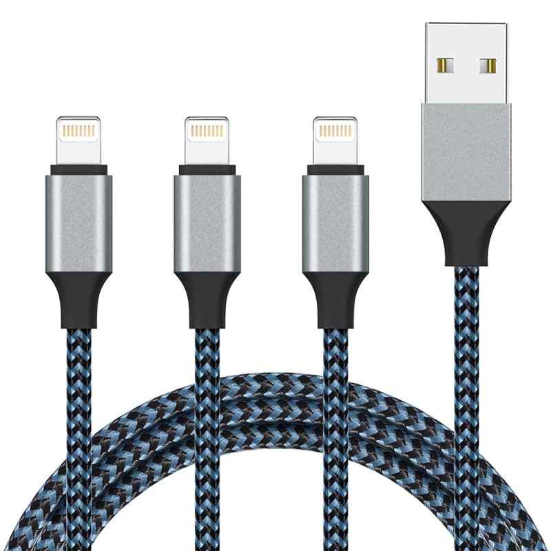 for iPhone 充電ケーブル ライトニングケーブル 1M 3本セット ning ケーブル アイ...