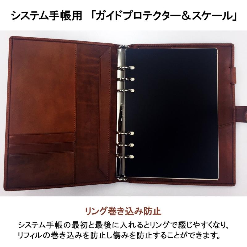 レイメイ藤井 ダヴィンチ 手帳 リフィル ガイドプロテクター & スケール A5 DA...