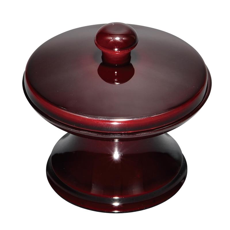 サンメニー 本格 仏壇 用 茶台 茶托 山中漆器 日本製 お盆 法事 仏具 湯呑み シンプル 供養 小さな 仏..