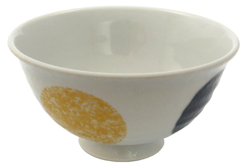 24to3西富陶磁器(shitomi) 波佐見焼 天龍製陶所 金彩丸紋 飯碗