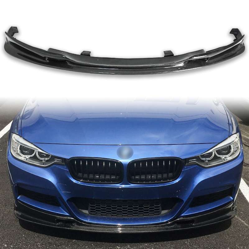 樂天商城 - BMW用 3シリーズ F30 F31 Mスポーツ用 カーボン フロント リップスポイラー 2012-2019 3D【___OCS】