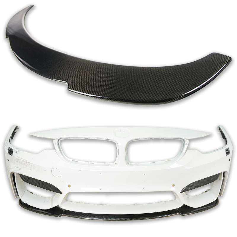 BMW用 3シリーズ E92 Mスポーツ Z4 E85M E86M用 カーボン フロントリップスポイラー FRP材質 K1【___OCS】