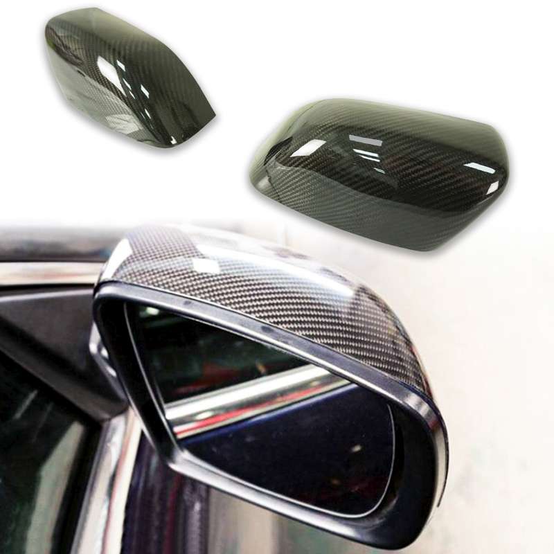 マセラティ用 ギブリ 3代目 M157型 前期用 ドライカーボン サイドミラーカバー 左右セット 2PCS 2013-2019【___OCS】