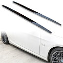 FYRALIP サイドエクステンション スポイラー アンダーフラップ BMW用 3シリーズ E92 E93用 2006-2013 PU製 左右セット 艶あり黒 ブラック塗装