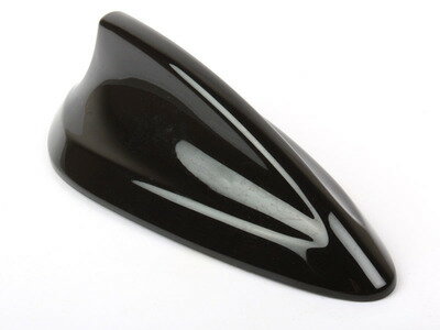 汎用 ダミーアンテナ メッキ 車飾り 黒 SK-17469【R.Mail】