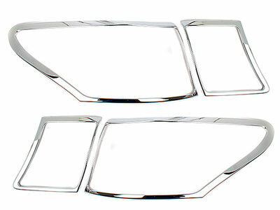 レクサス用 LS460 クローム メッキ リアランプリム テールライト トリム ベゼルカバー 【___OCS】