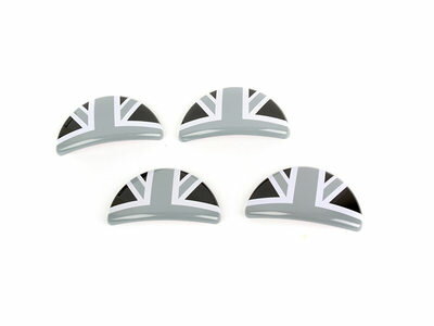 ミニクーパー用 R60 アルミ インテリア ドアハンドルカバー UKフラグ 【R.Mail】