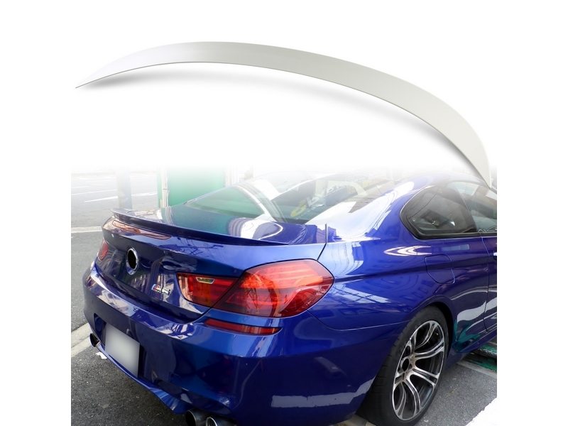 未塗装 BMW用 6シリーズ F13 クーペ ABS製 トランク スポイラー M6タイプ【___OCS】