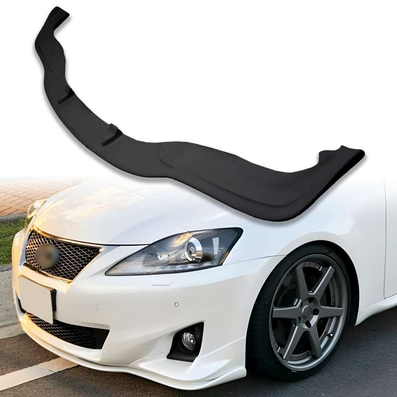 純正色塗装 レクサス用 IS 2代目 後期 F-Sportバンパー用 フロントリップスポイラー 2011-2013 FRP材質 LX【___OCS】