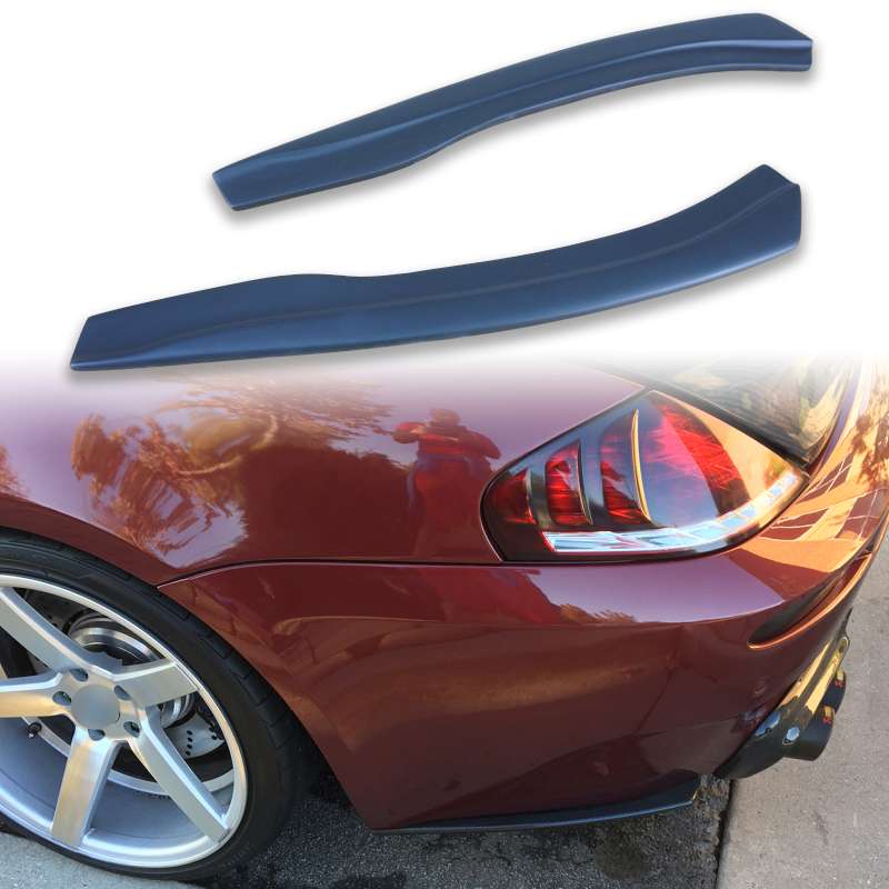 純正色塗装 BMW用 M6 E63 E64用 リア スプリッター FRP製 左右セット 2005-2011【___OCS】