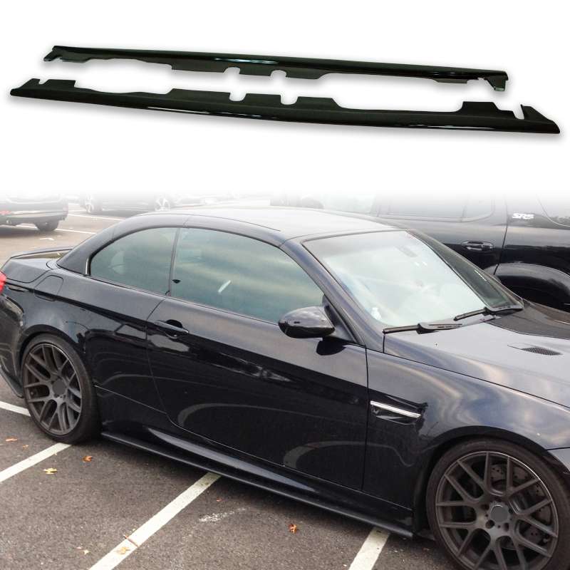 純正色塗装 BMW用 E92 E93 M3 サイドエクステンションスポイラー 左右セット 2PCS 2007-2014 EX