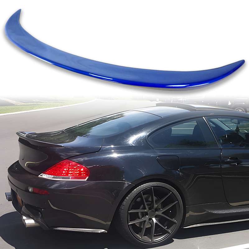 樂天商城 - 純正色塗装 BMW用 6シリーズ E63 前期用 リア トランク スポイラー FRP製 2003-2008 V【___OCS】