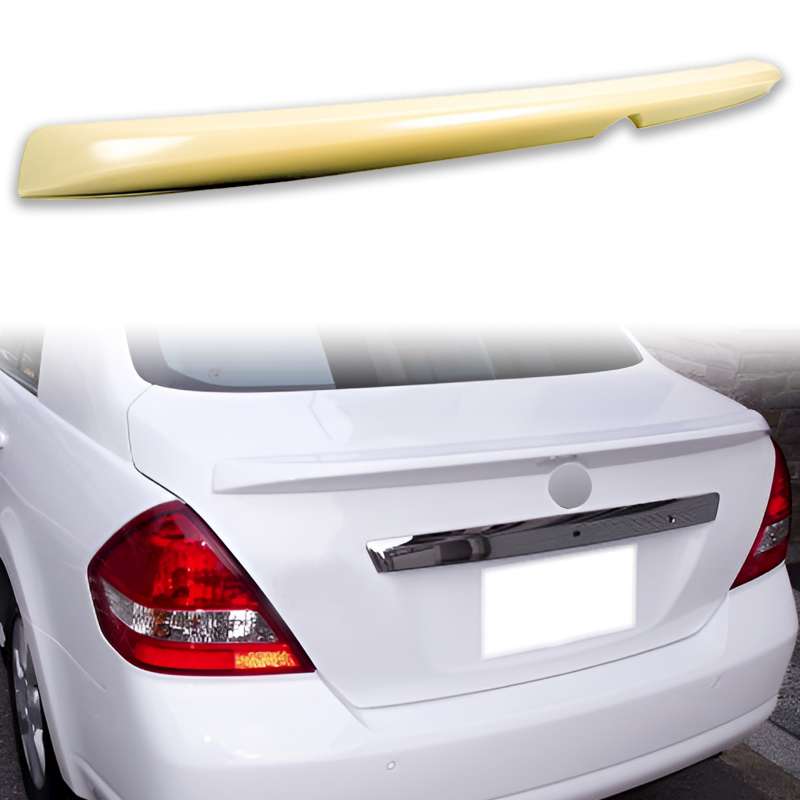 純正色塗装 日産用 ティーダ ラティオ 初代 セダン用 リア トランク スポイラー ABS製 2006-2013 OE【___OCS】